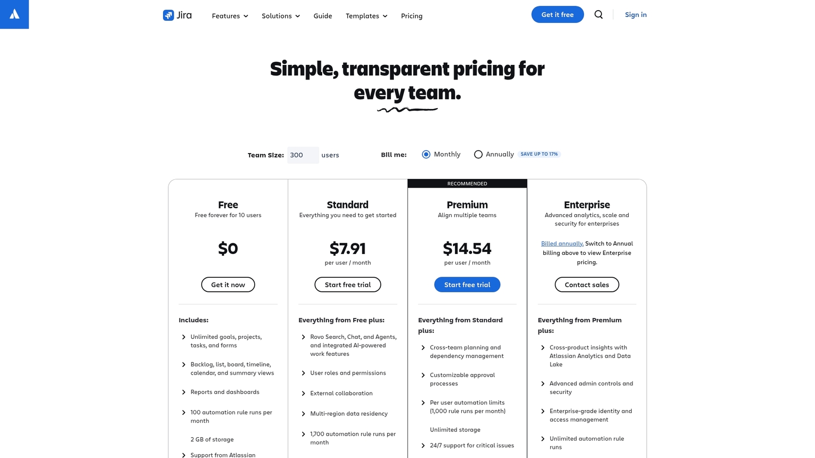 Jiraのスクリーンショット