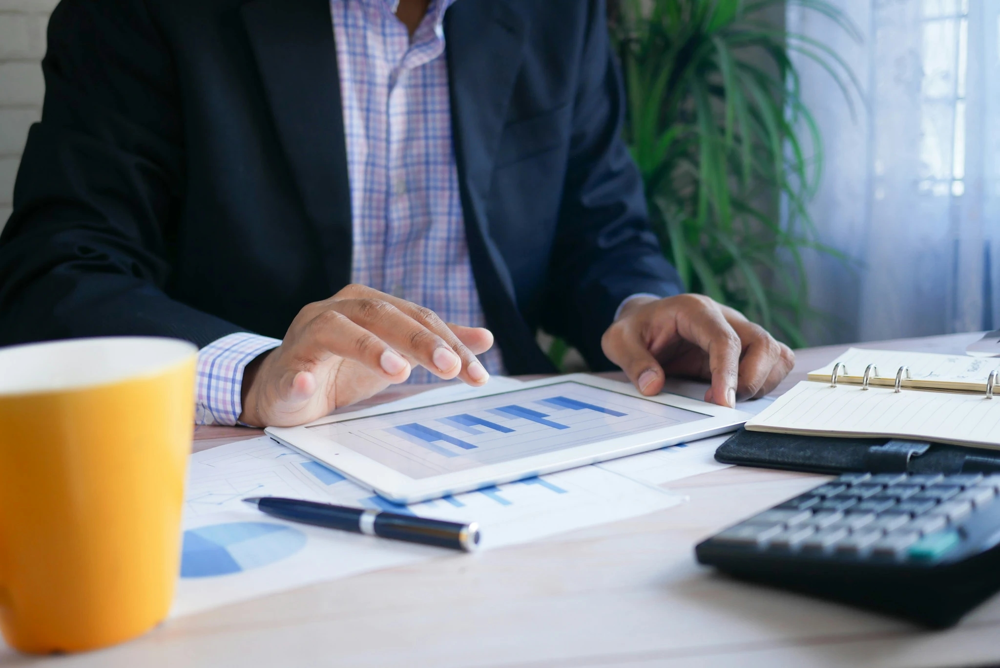 photo of a man reviewing chatgpt analytics for marketing and sales
