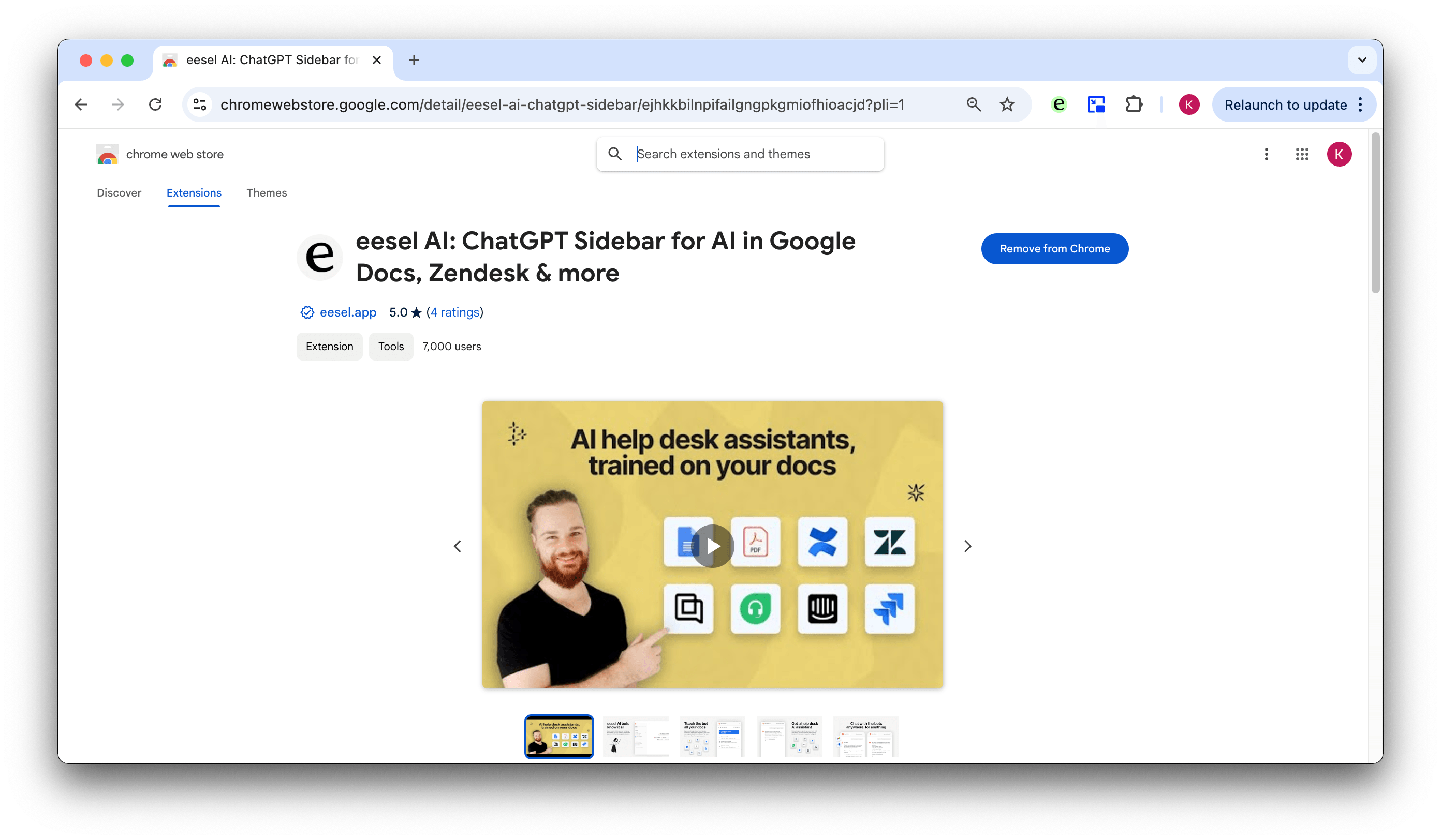 intercom ai assistant chrome extension image