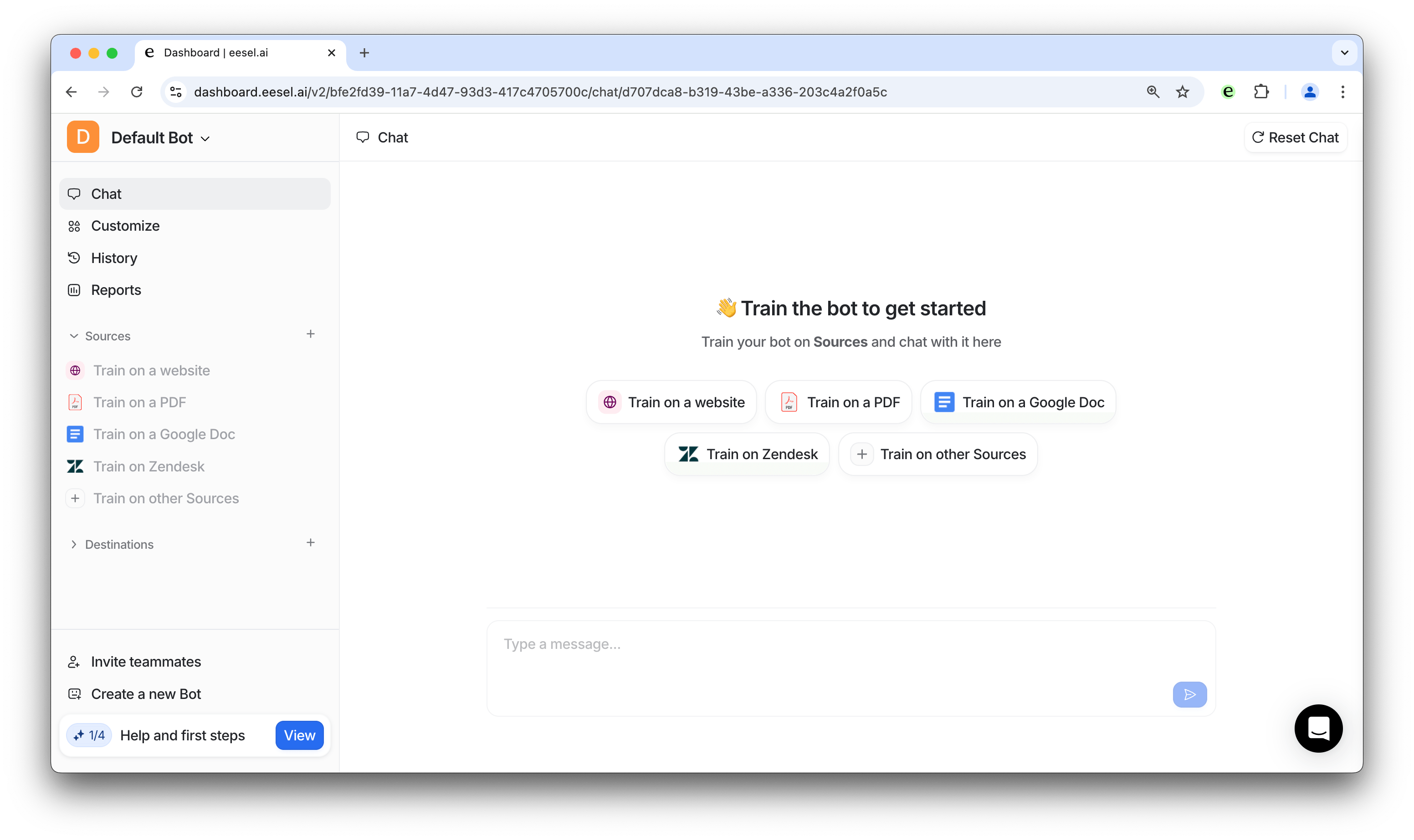 intercom copilot dashboard screenshot