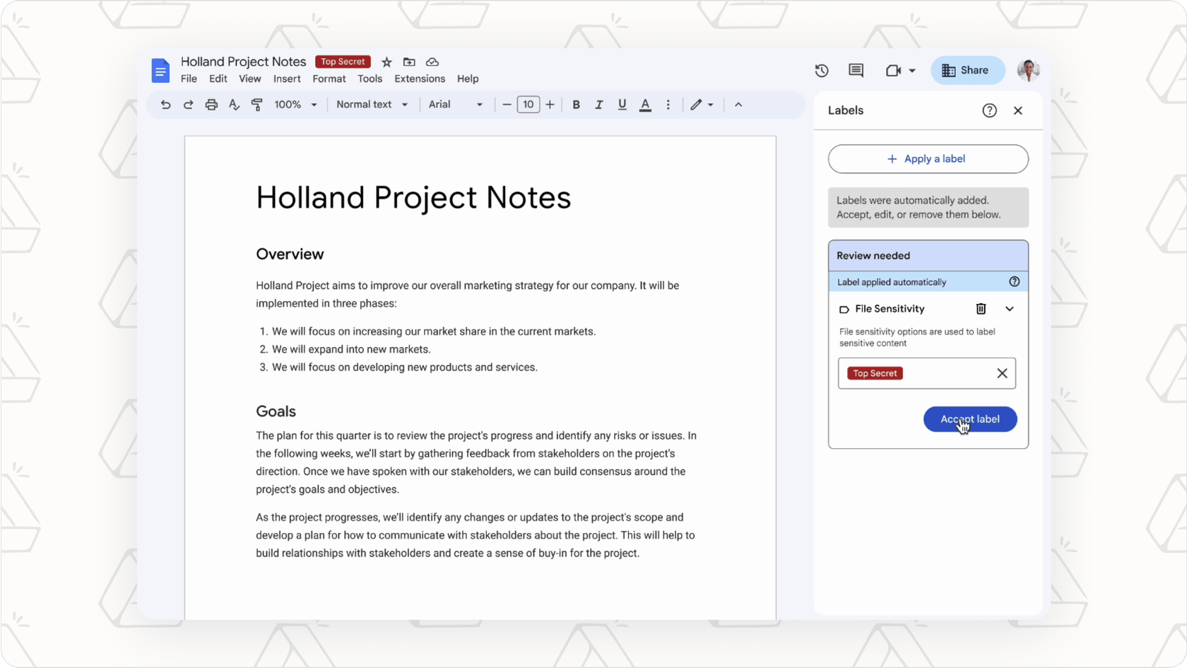 Google Drive AI: File Classification