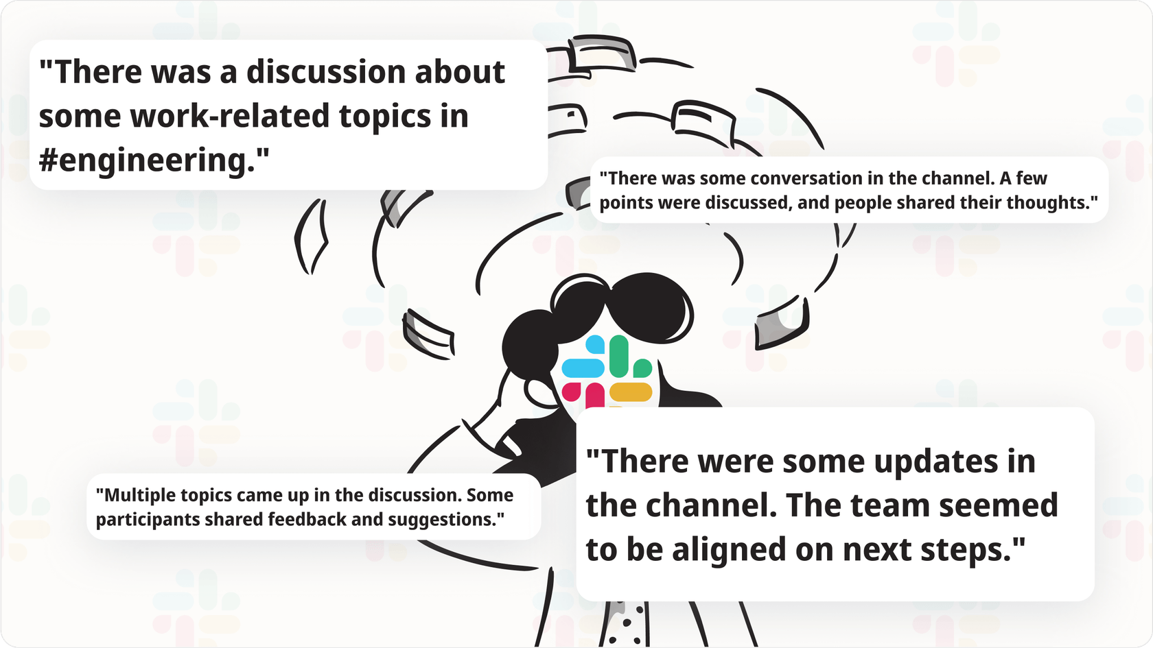 Slack AI struggles with information that are too general or too complex.