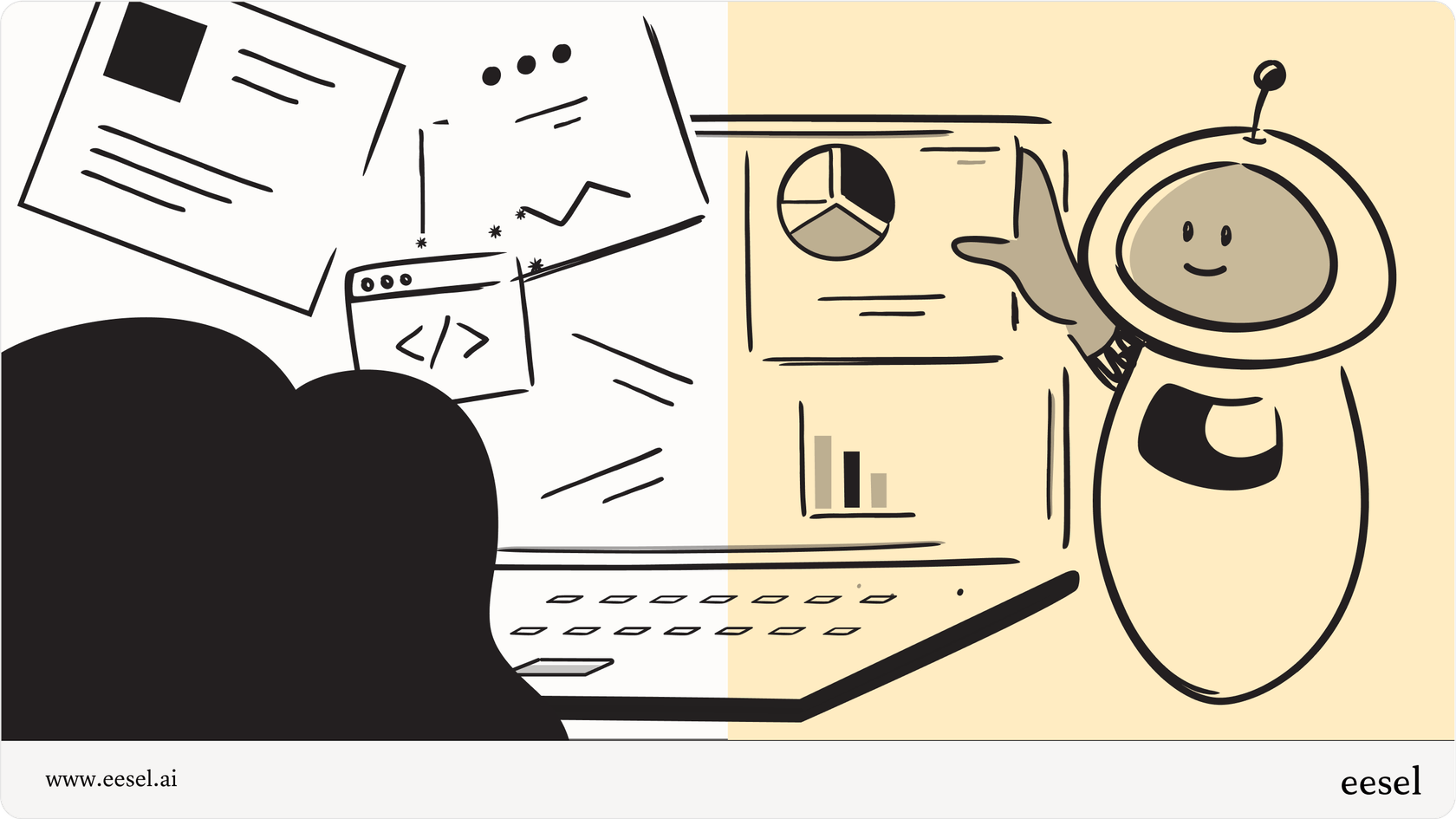 AI copilot assisting a human user with tasks on a computer.
