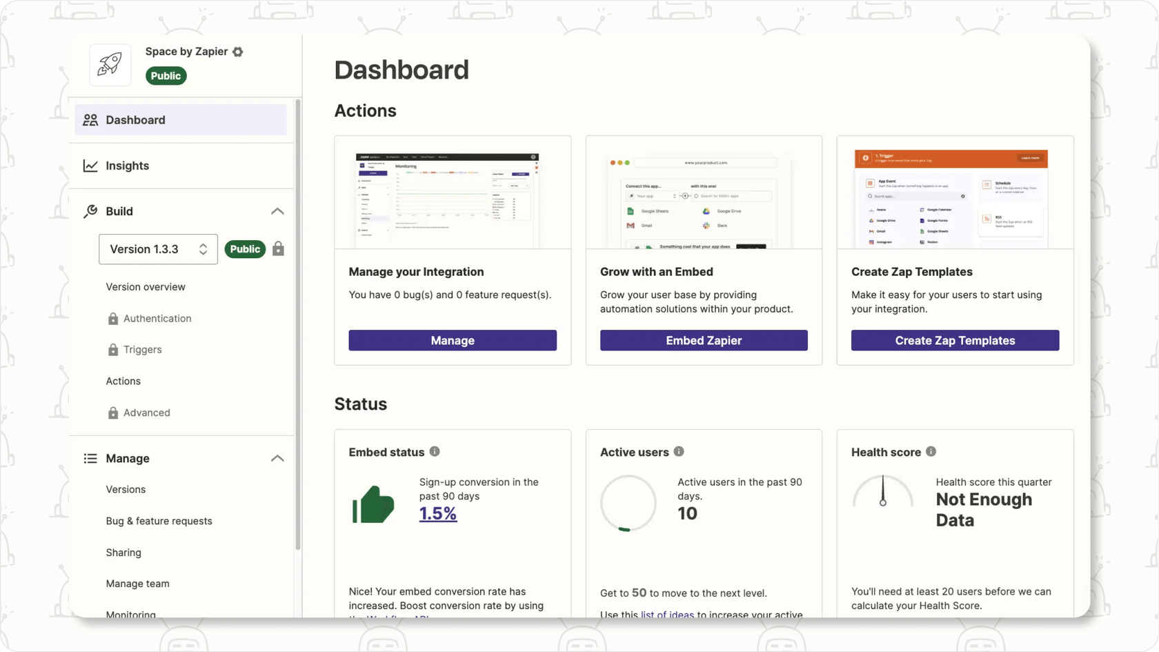 Zapier workflow interface connecting different apps
