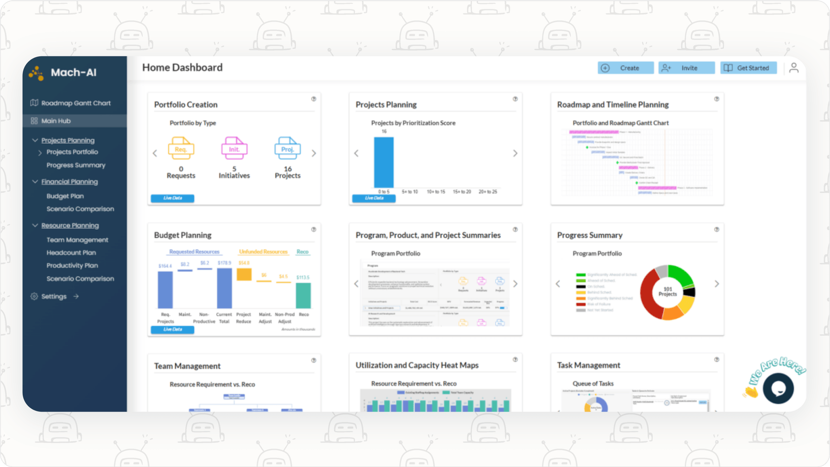 AI assistant interface showing sales forecasts and lead analysis insights.