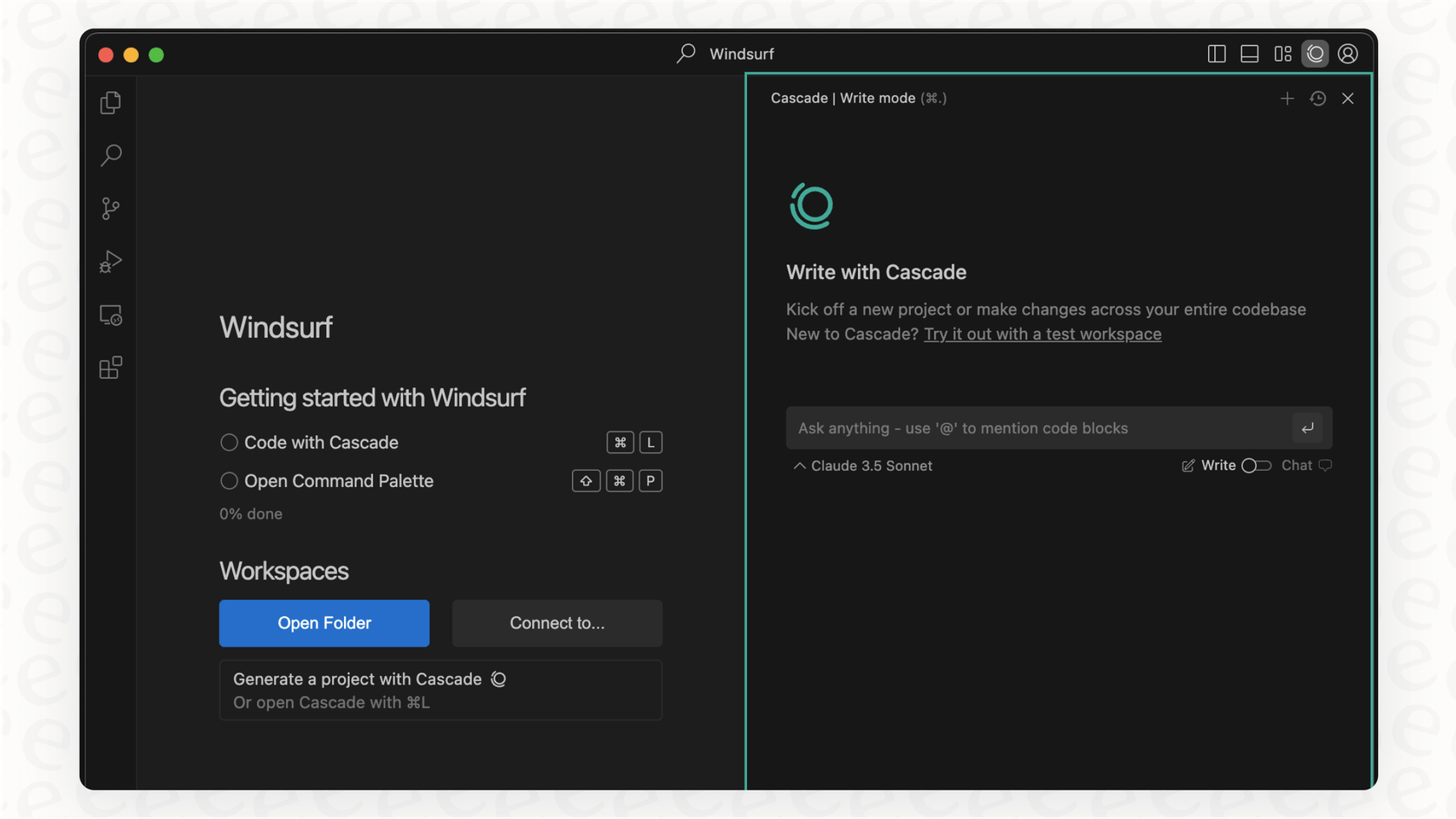 Screenshot of the Windsurf AI assistant providing a code suggestion within an IDE, illustrating a feature covered by the Windsurf pricing plans.