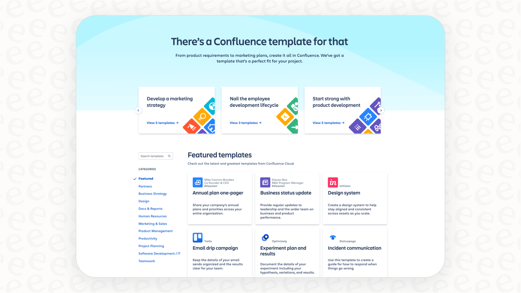 The extensive template library in Confluence helps teams maintain consistency and save time on documentation.
