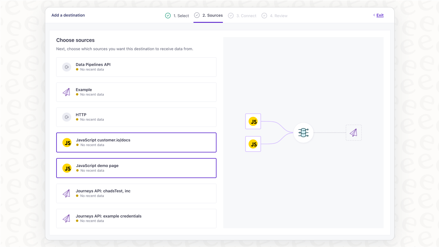 A user mapping out a campaign in the Customer.io visual workflow builder to understand the features of Customer.io.