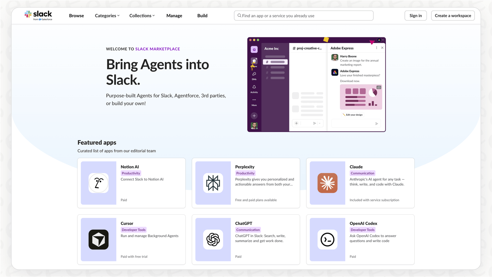 A screenshot of SlackAI