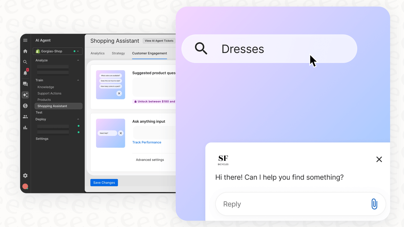 Captura de pantalla de Gorgias