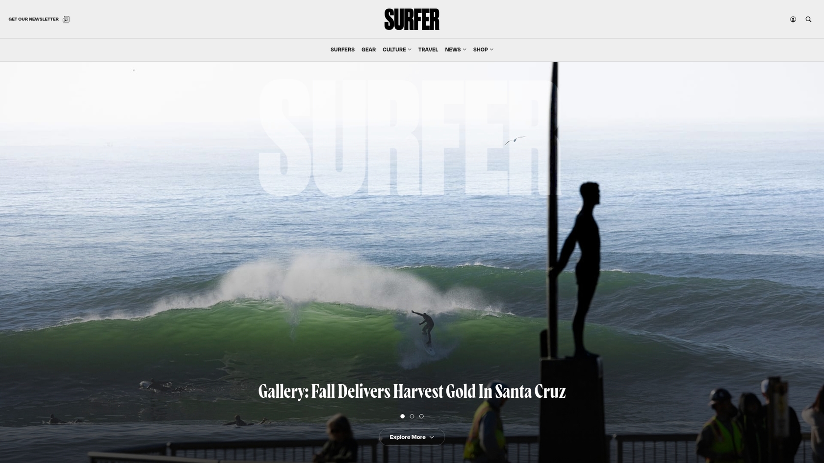 A screenshot of the Surfer SEO landing page, one of the top AI tools for content writers.