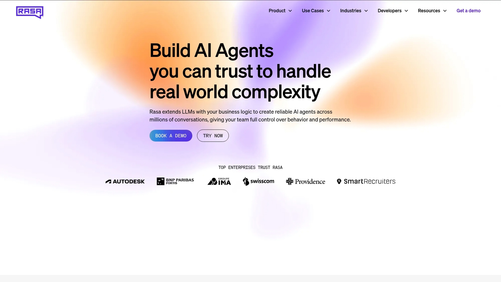 A screenshot of Rasa