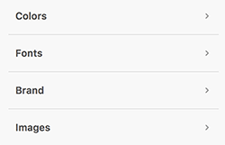 Panneau des paramètres d’administration Zendesk avec options de personnalisation de l’image de marque