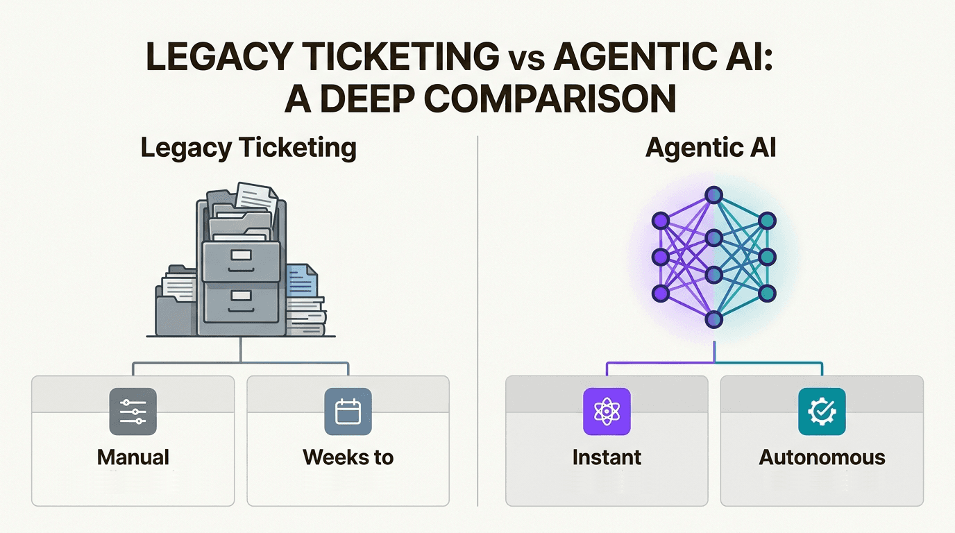 The support landscape is shifting from manual ticket management to autonomous AI resolution.