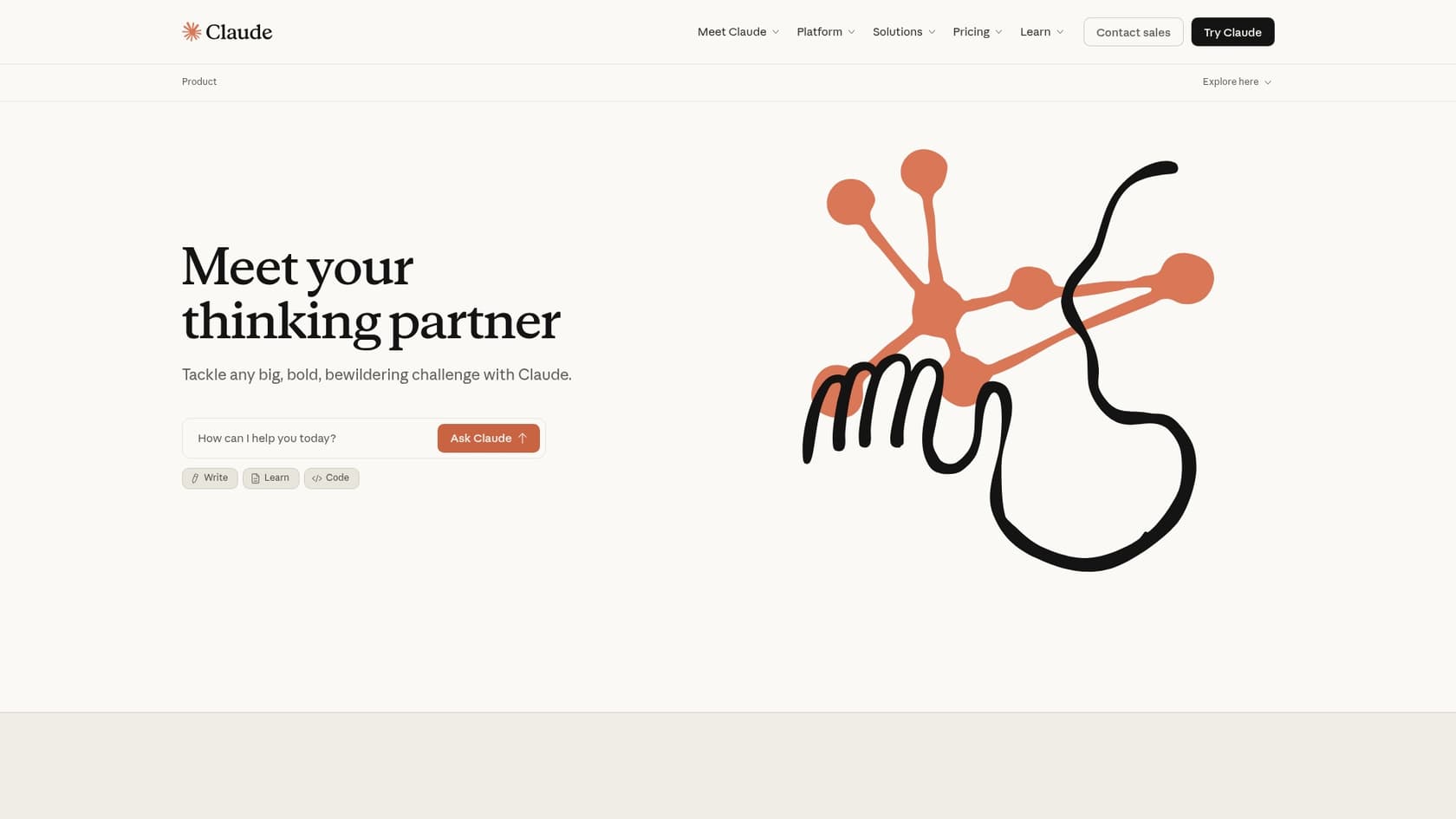 A screenshot of the Claude Code landing page, which is essential for a proper Claude Code configuration.::