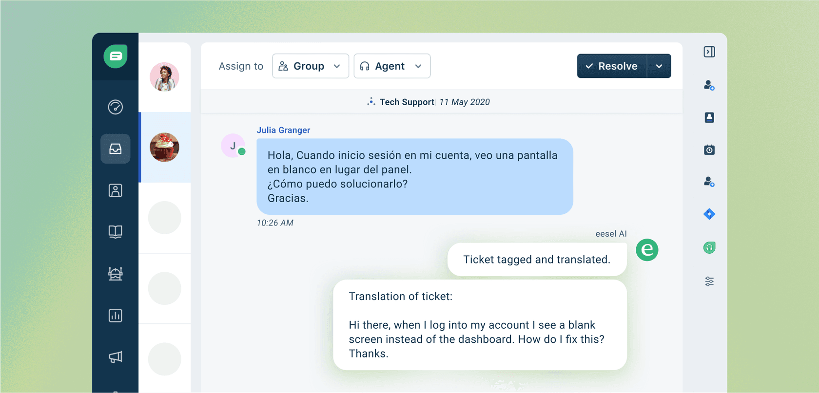 AI Triage for Freshdesk helps categorize and prioritize tickets, which is a key feature of the best AI customer support for Jira email.::