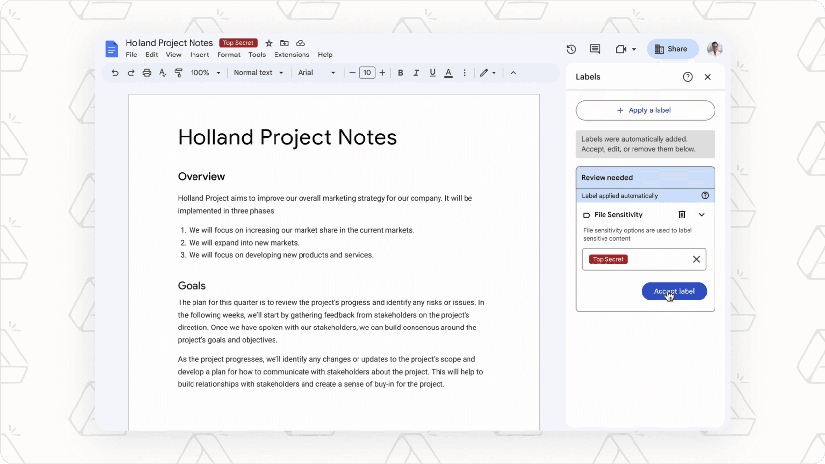 Google Drive AI: File Classification