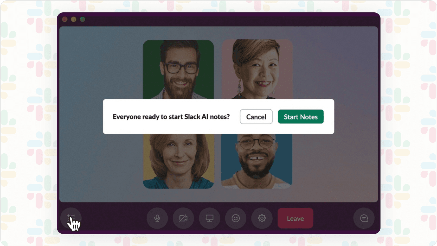 Capacités d'Agentforce de Slack AI.