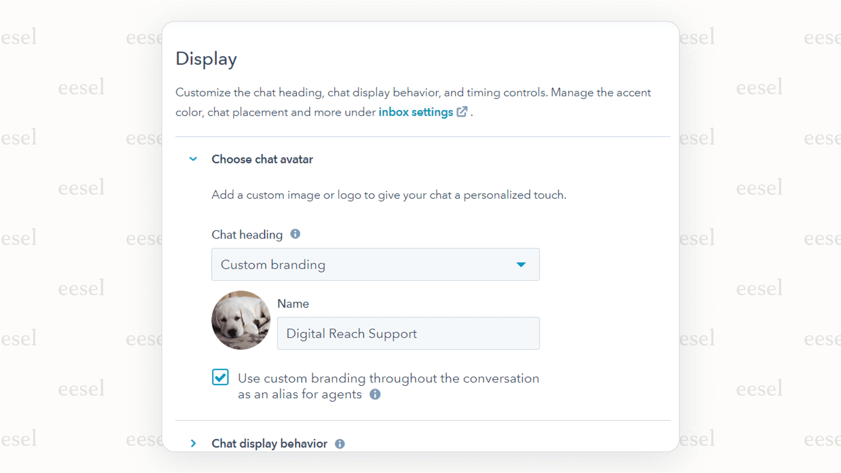 Customizing the appearance and settings of your HubSpot AI chatbot.