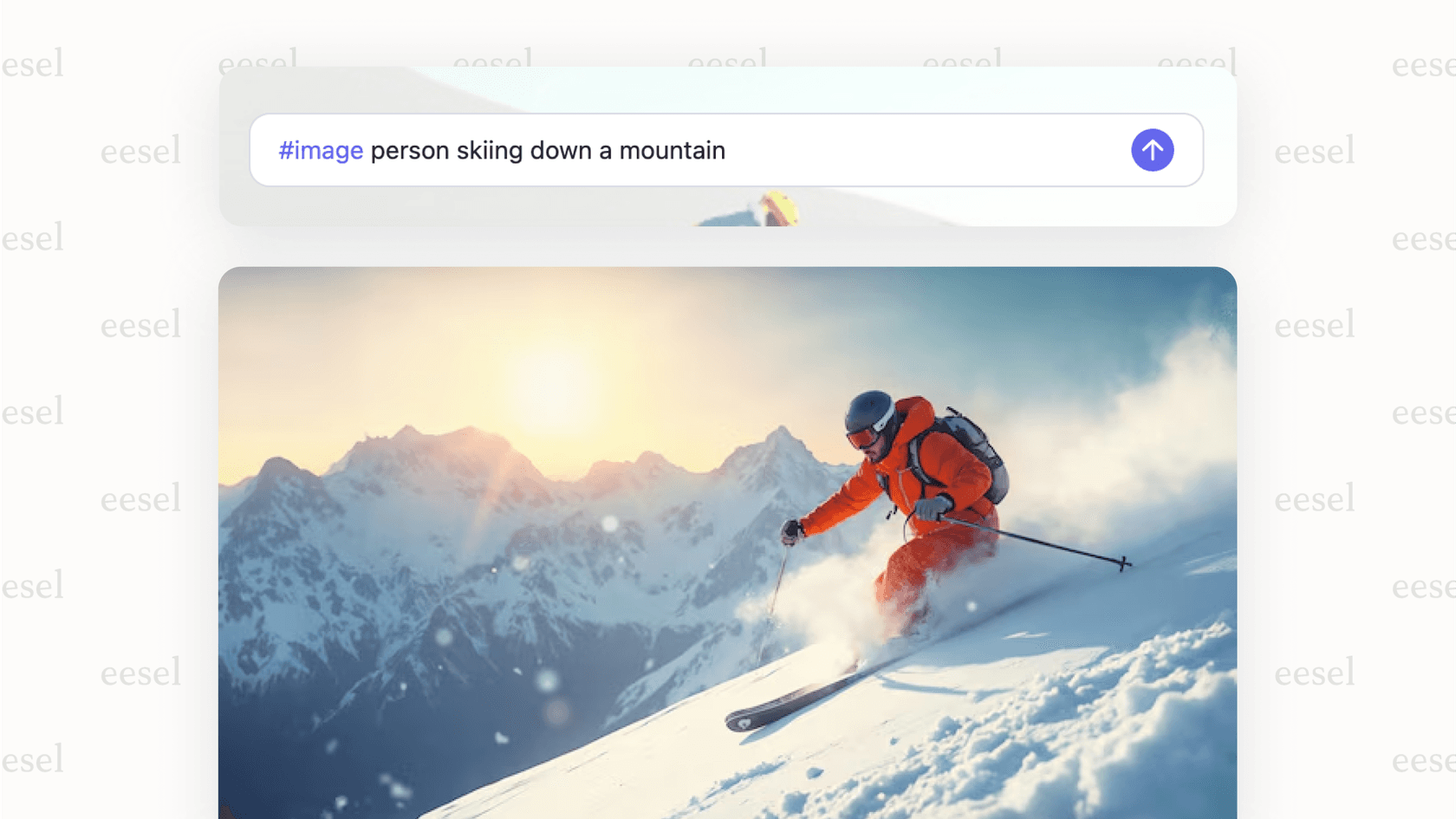Geração de imagens com Forefront AI.