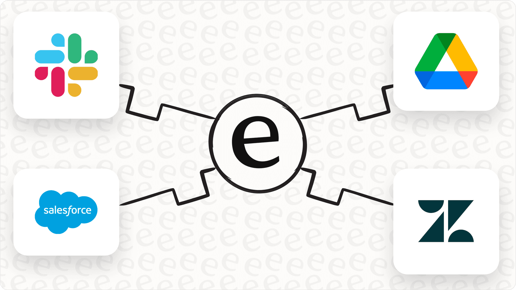 eesel AI ilustrando la integración perfecta con herramientas populares.