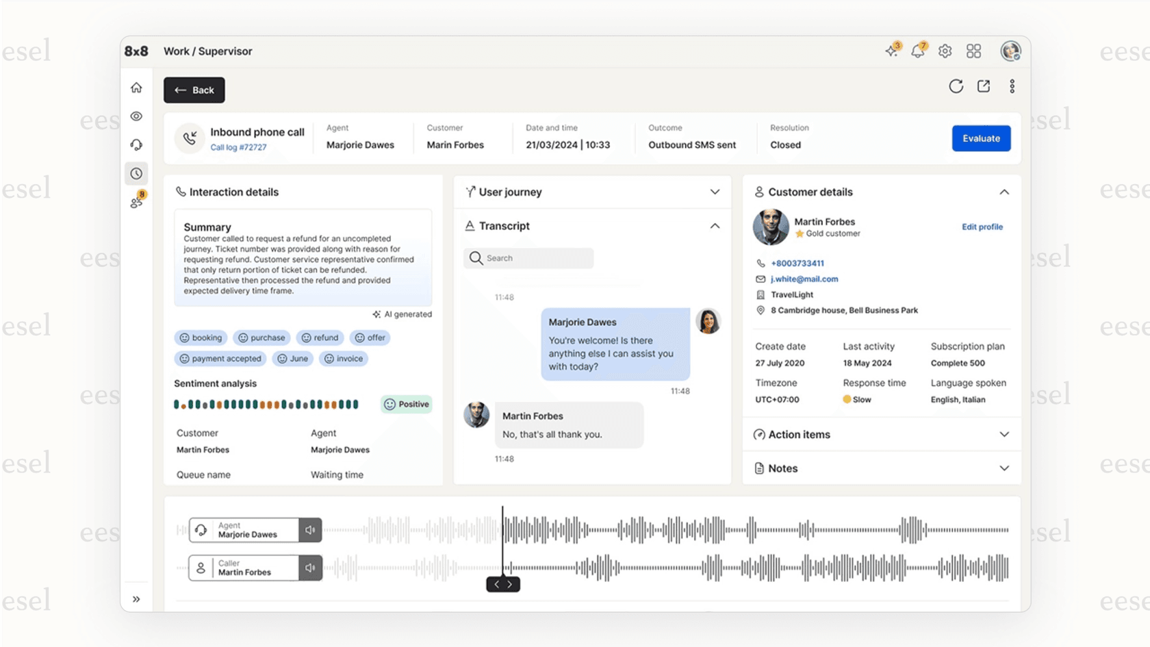The 8x8 unified platform, a feature-rich choice for Dialpad alternatives. 