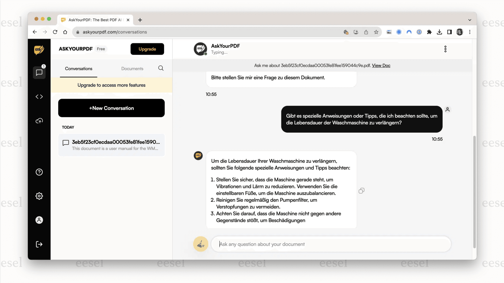 AskYourPDF availability in many languages.