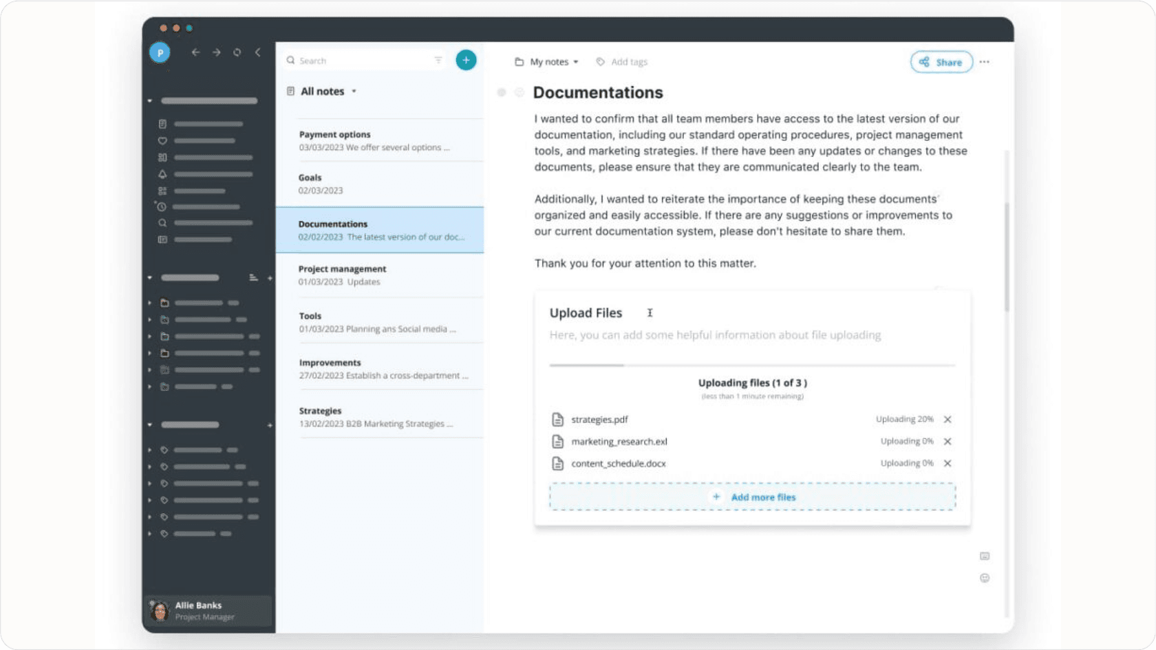 Un editor de artículos de base de conocimientos.