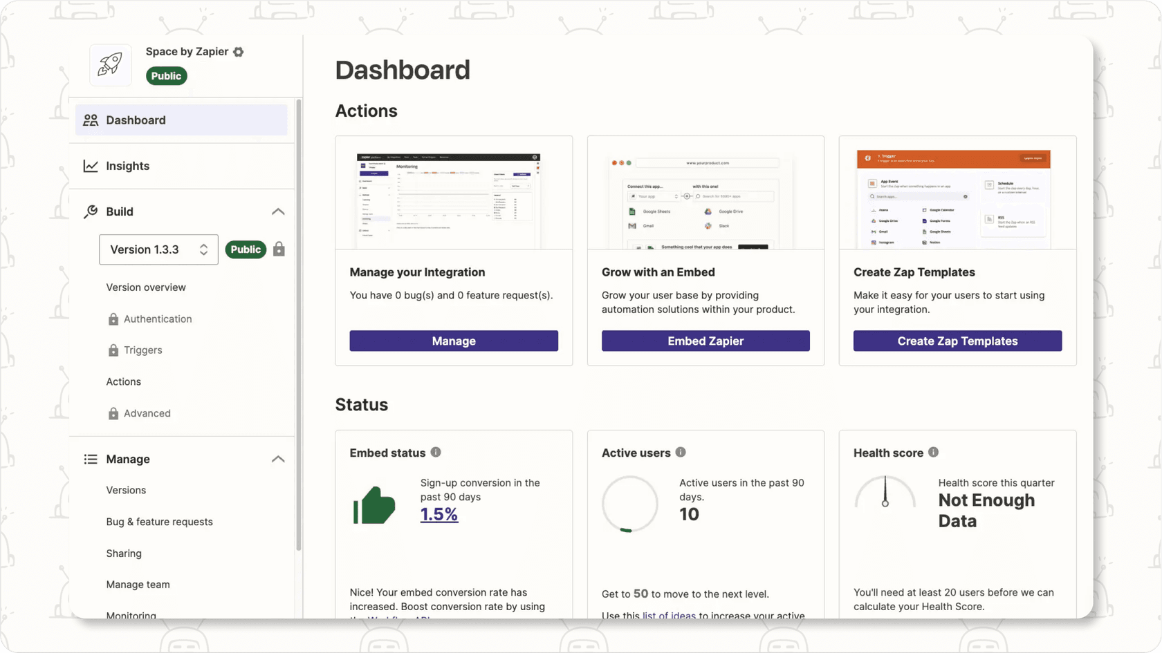 Zapier workflow interface connecting different apps