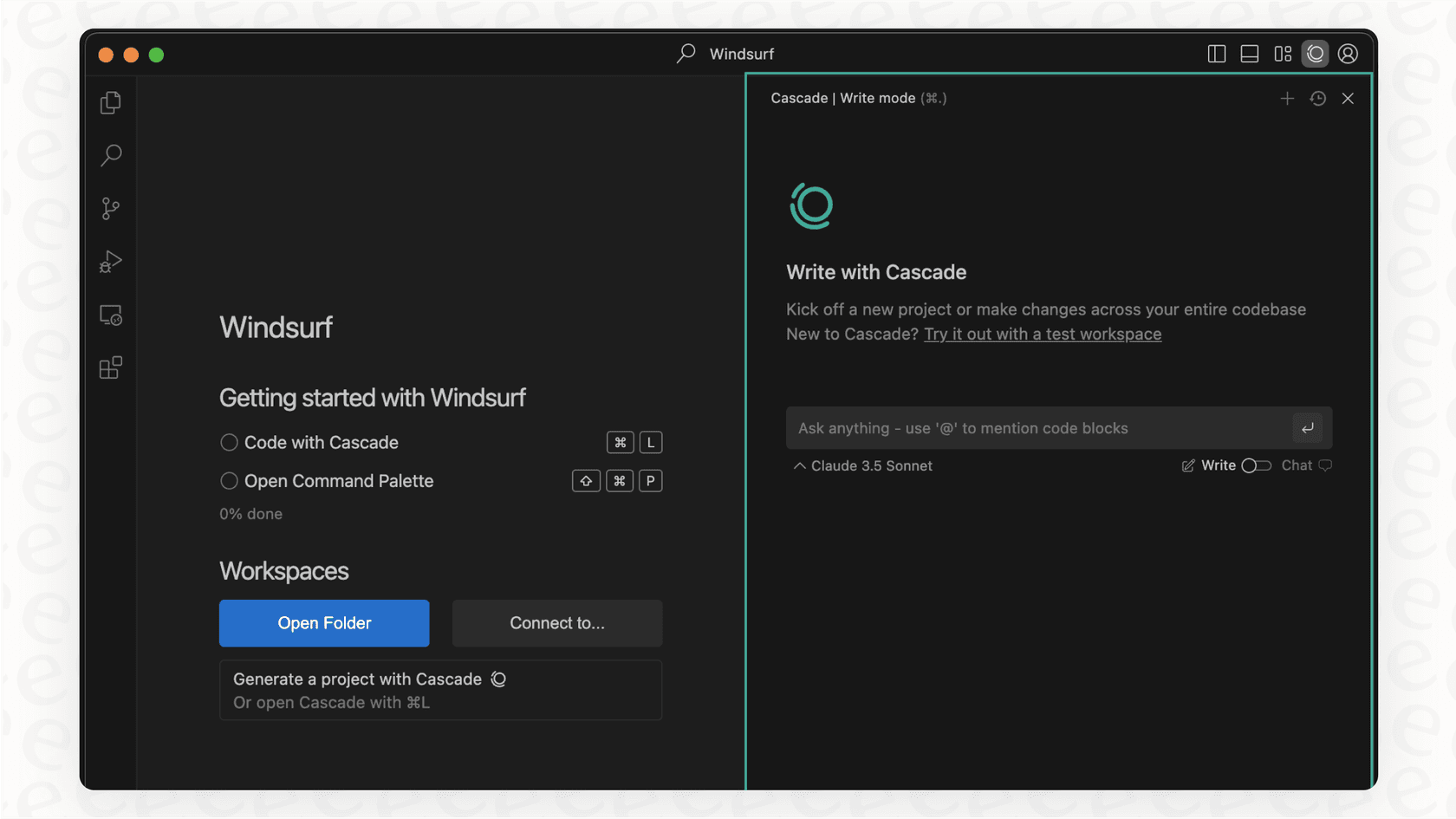 Screenshot of the Windsurf AI assistant providing a code suggestion within an IDE, illustrating a feature covered by the Windsurf pricing plans.