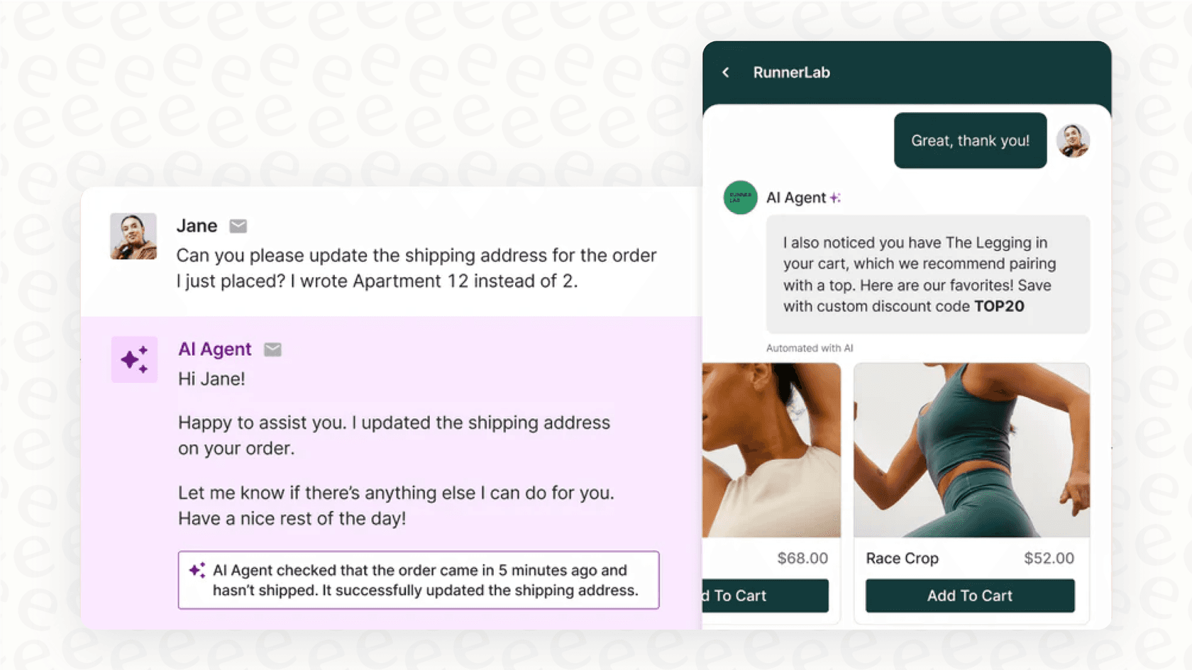 A look at the Gorgias interface, highlighting its direct integration with Shopify data for seamless customer support.