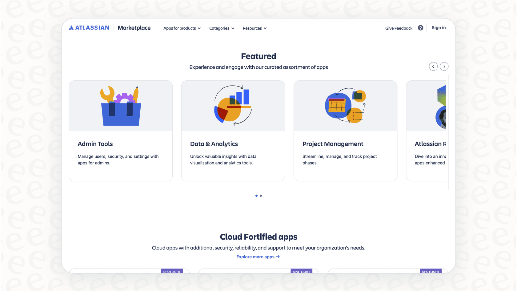 The Atlassian Marketplace, where users can find apps that may impact their overall Jira pricing.
