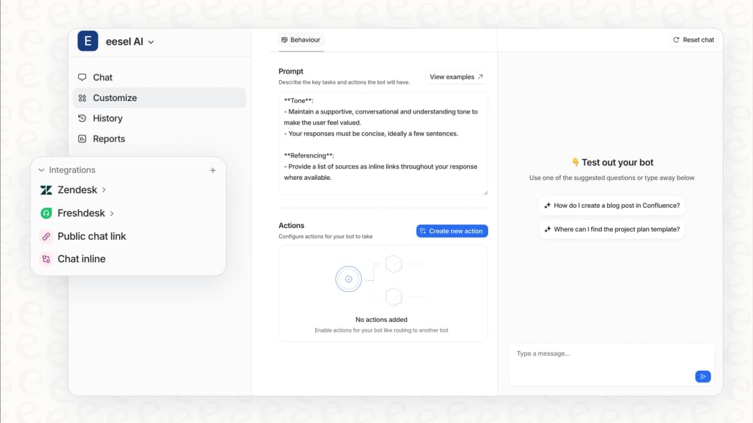 How to integrate AI with Salesforce: A practical guide (2025) | eesel AI