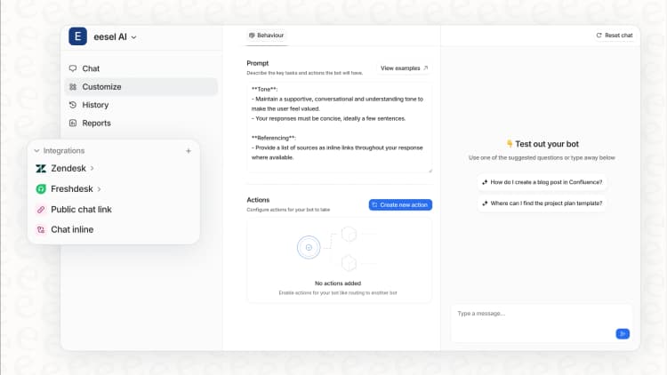 How to integrate AI with Salesforce: A practical guide (2025) | eesel AI