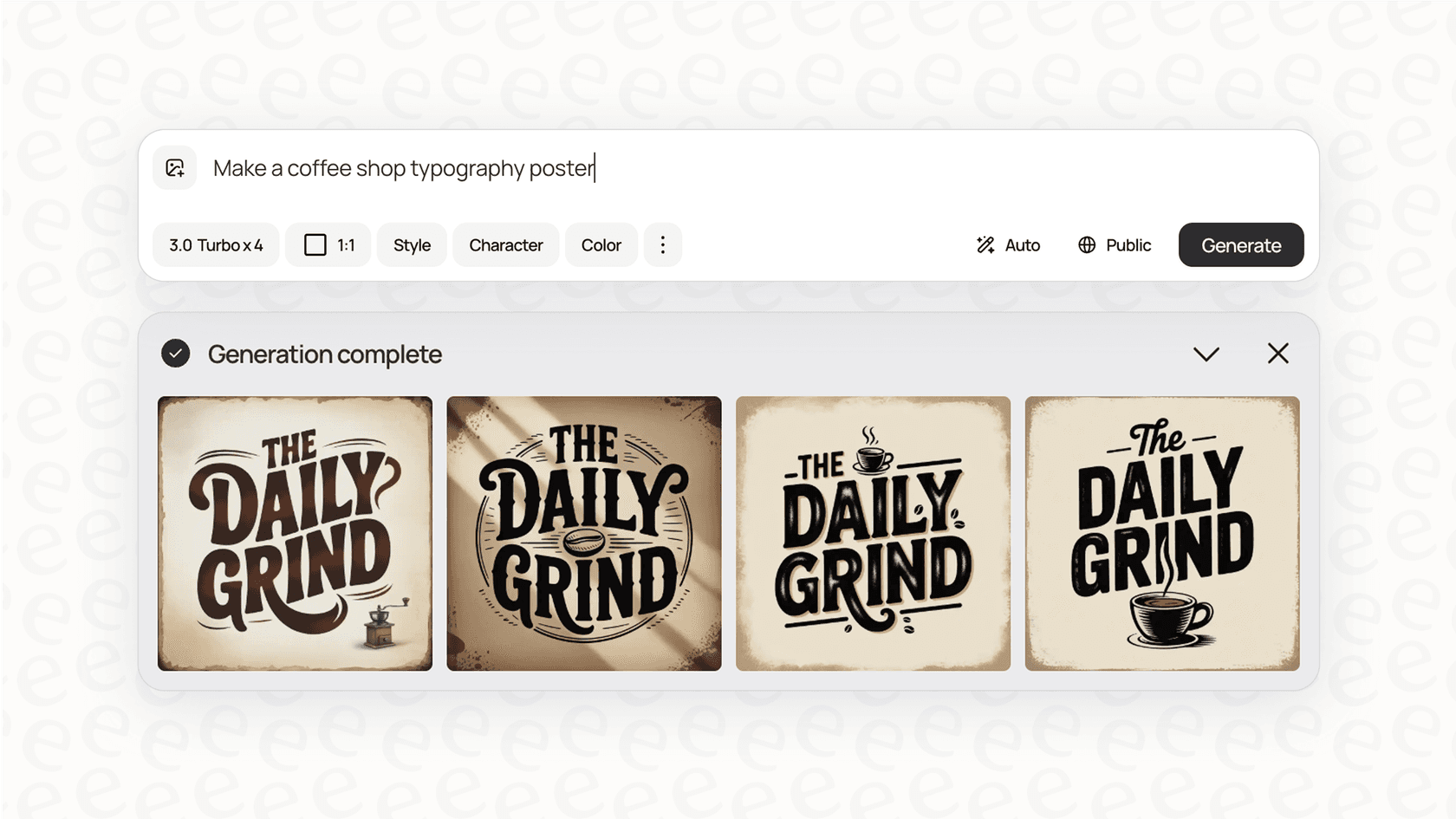 A poster generated by Ideogram AI, demonstrating its excellent text generation capabilities.