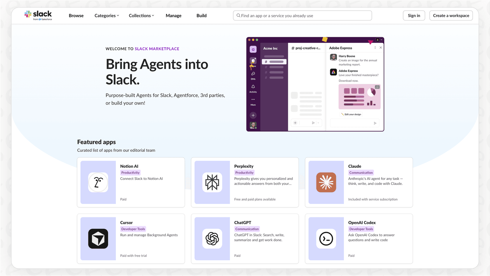 A screenshot of SlackAI