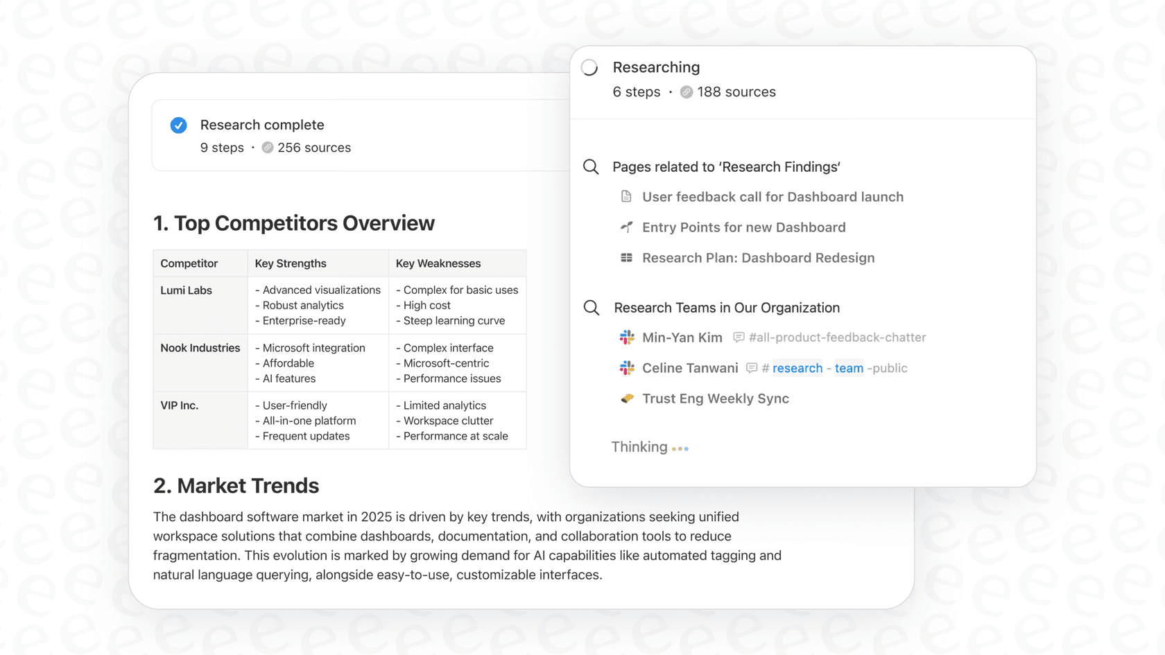 Screenshot of Notion AI