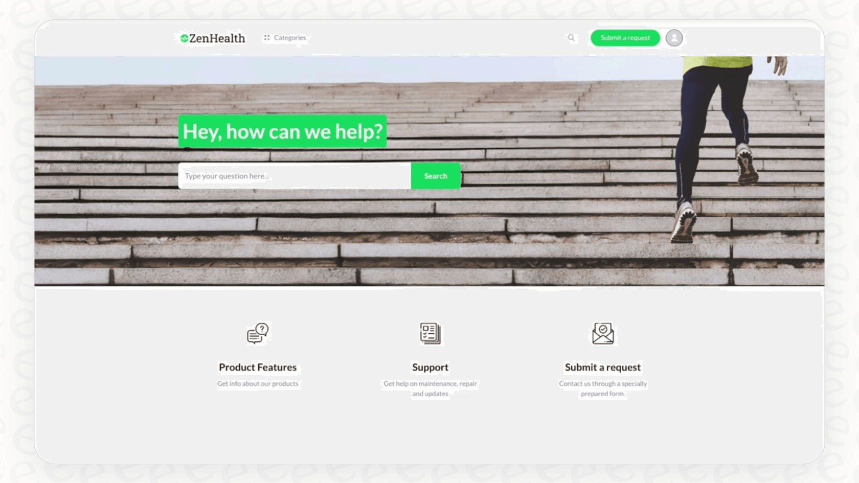 Screenshot of a web form with Zendesk AI Agent.
