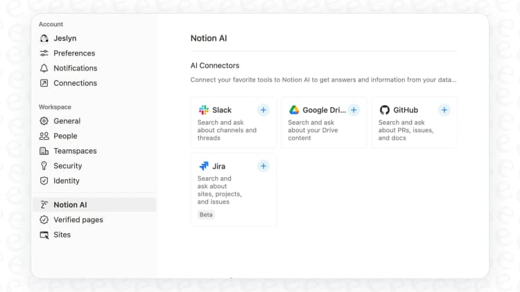 A practical guide to the Notion AI connectors setup in 2025 | eesel AI