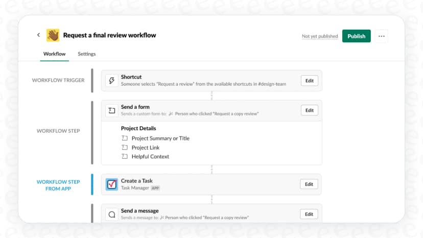 A complete guide to Slack AI Workflow Builder steps | eesel AI