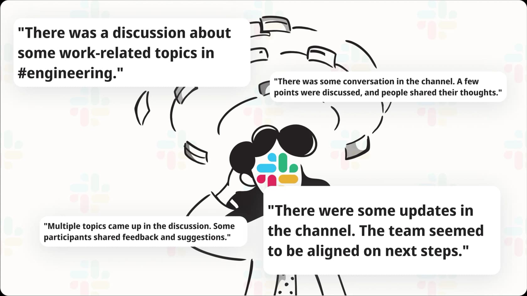 Slack AI struggles with information that are too general or too complex.