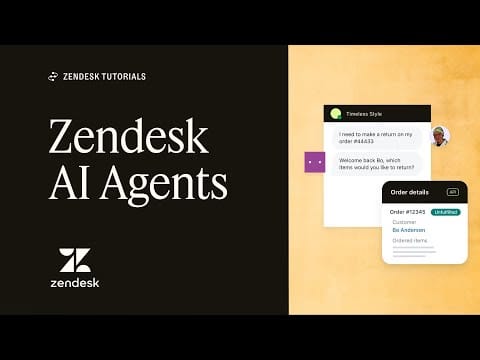 image showcasing the zendesk native ai agent