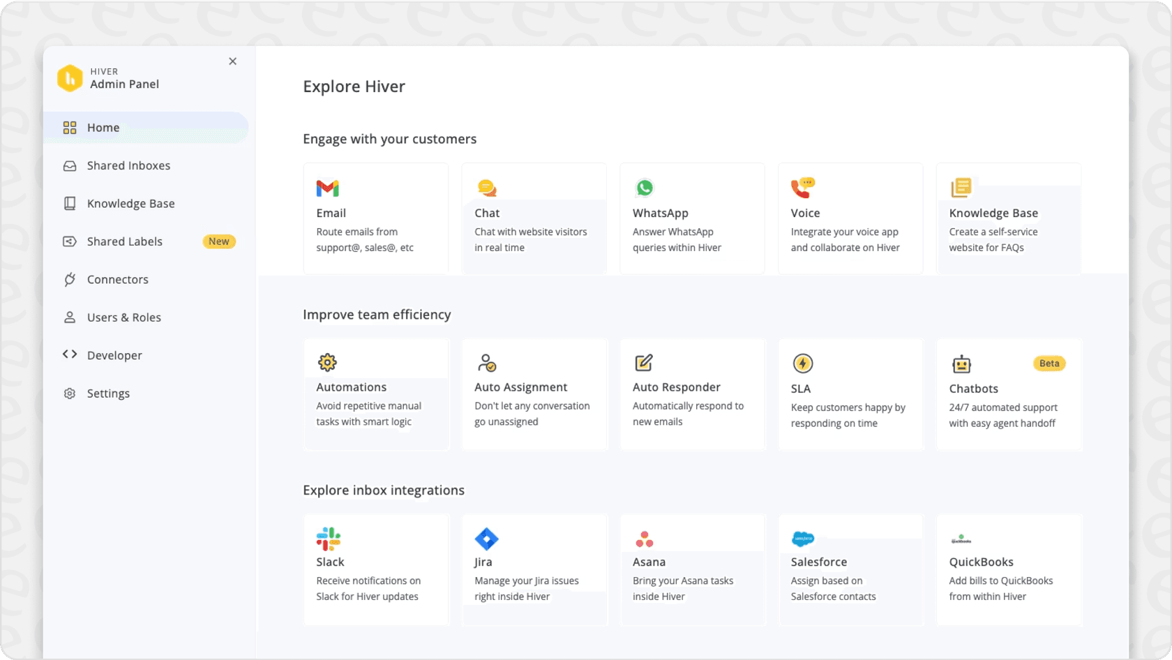 Hiver for gmail customer service app screenshot