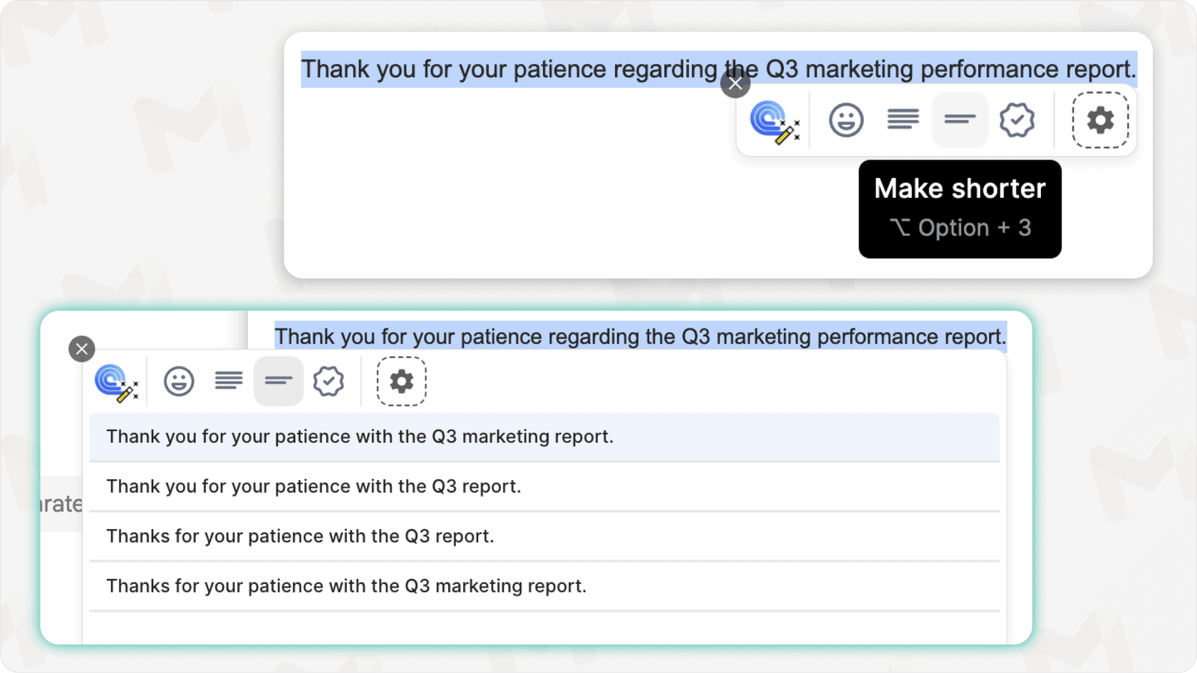 Compose AI offering quick email reply suggestions and rewriting assistance in Gmail.