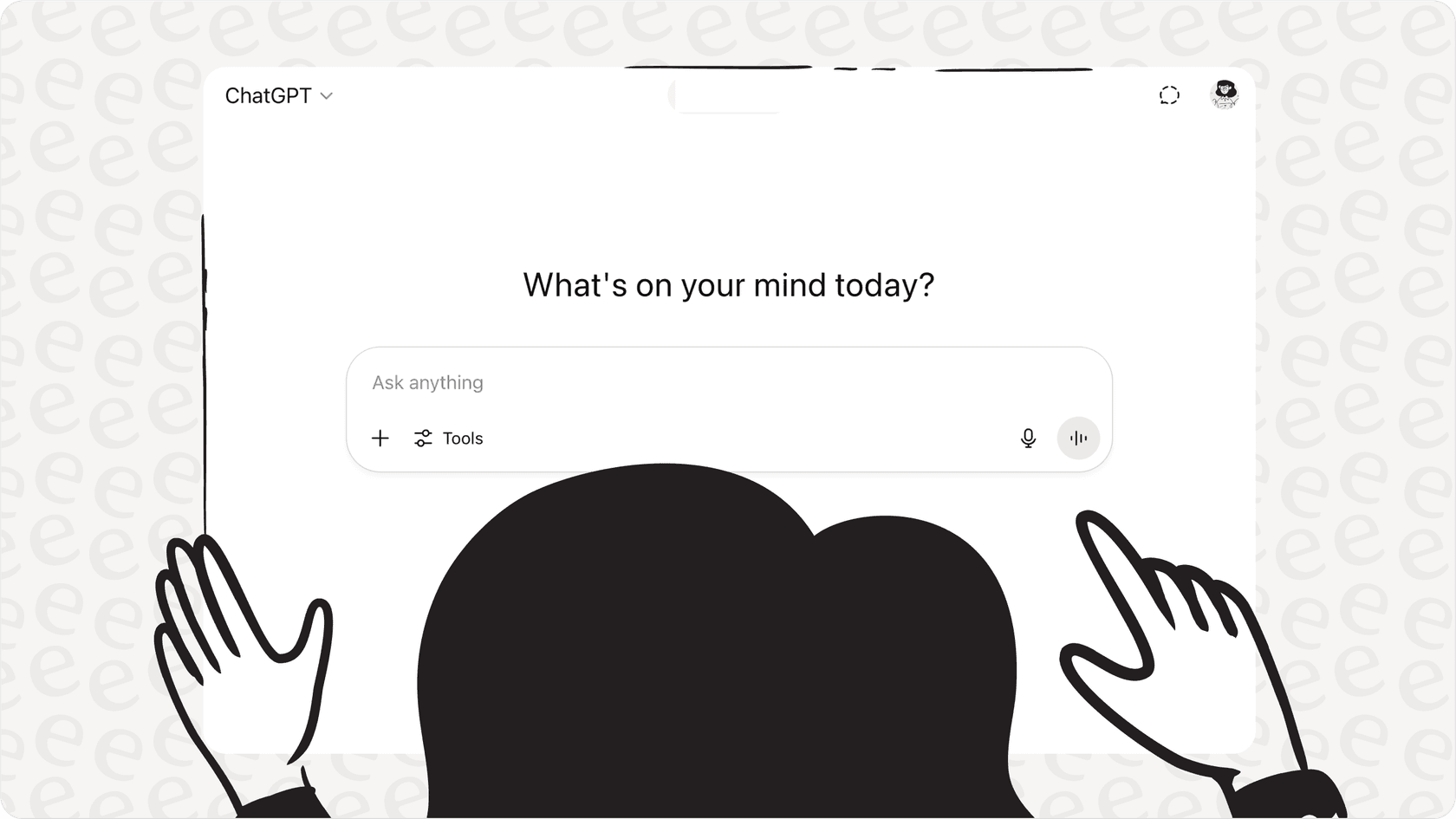 A screenshot of ChatGPTs AI assistant interface.