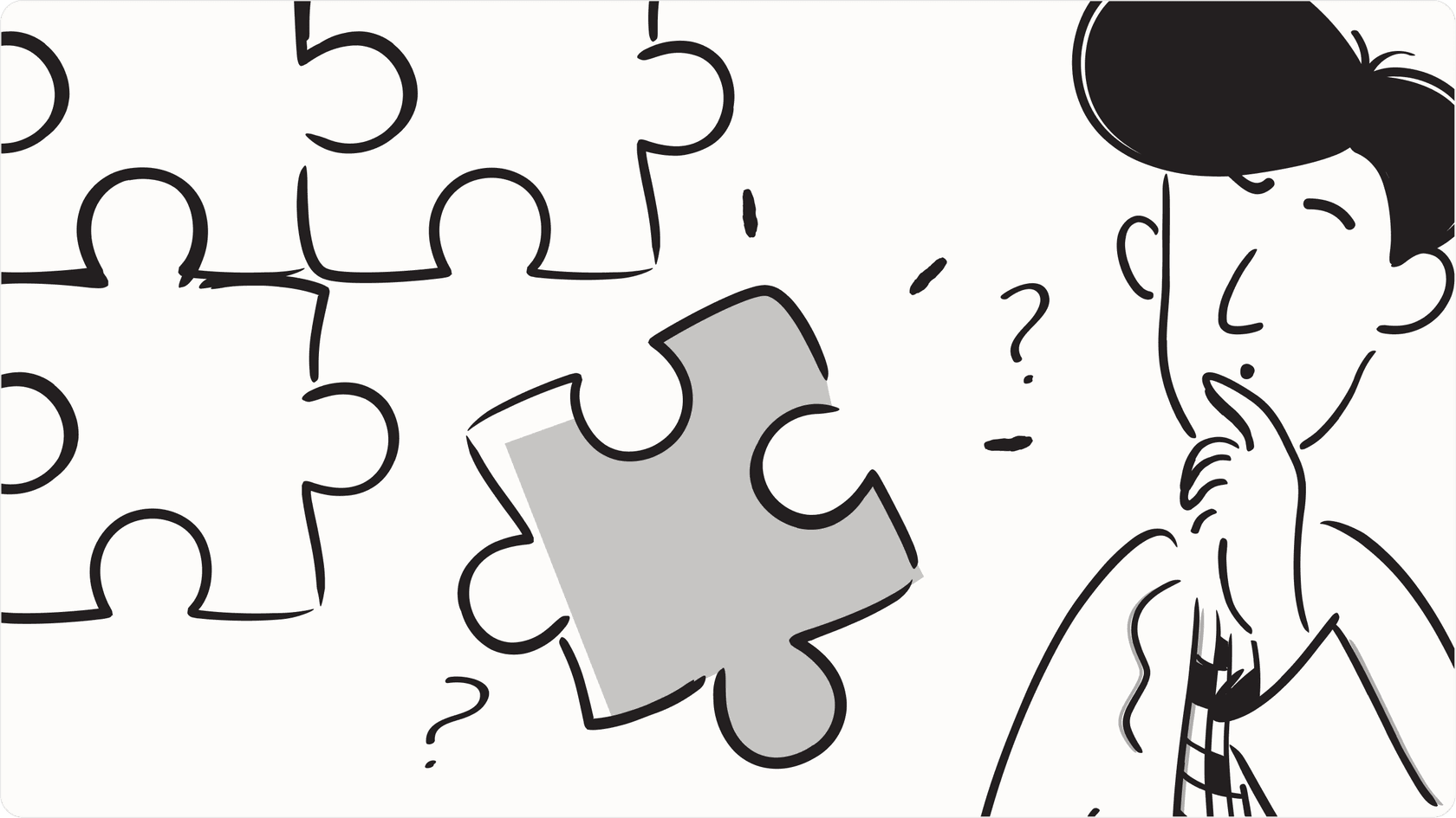 Image symbolizing challenges of what is copilot, showing a puzzle piece not fitting or a question mark over a complex system.
