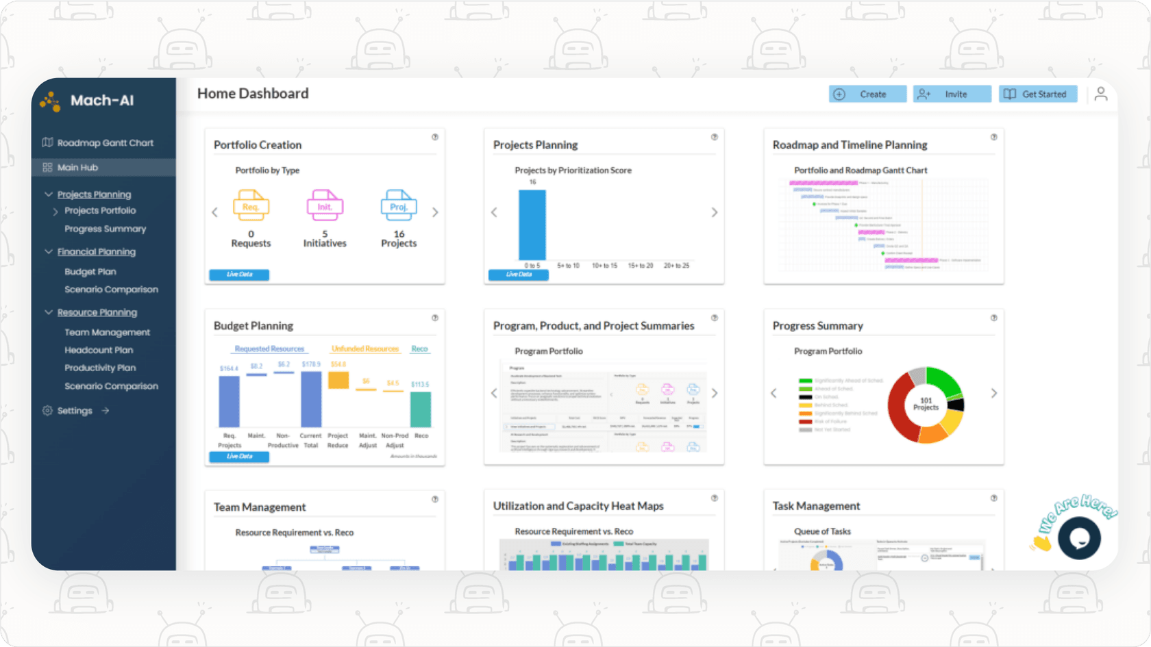 Screenshot showing sales forecasting and analysis AI assistant capabilities.