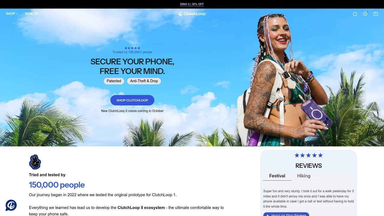 ClutchLoop website
