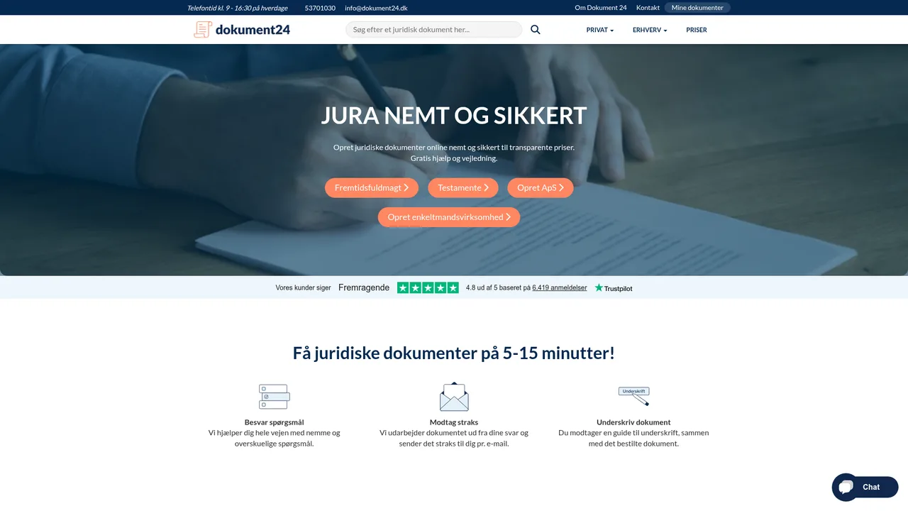 Dokument 24 website