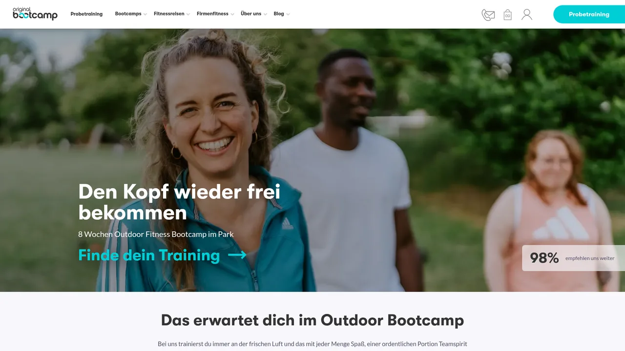 Original Bootcamp website